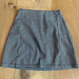 Brandy Melville Checkered Mini Skirt